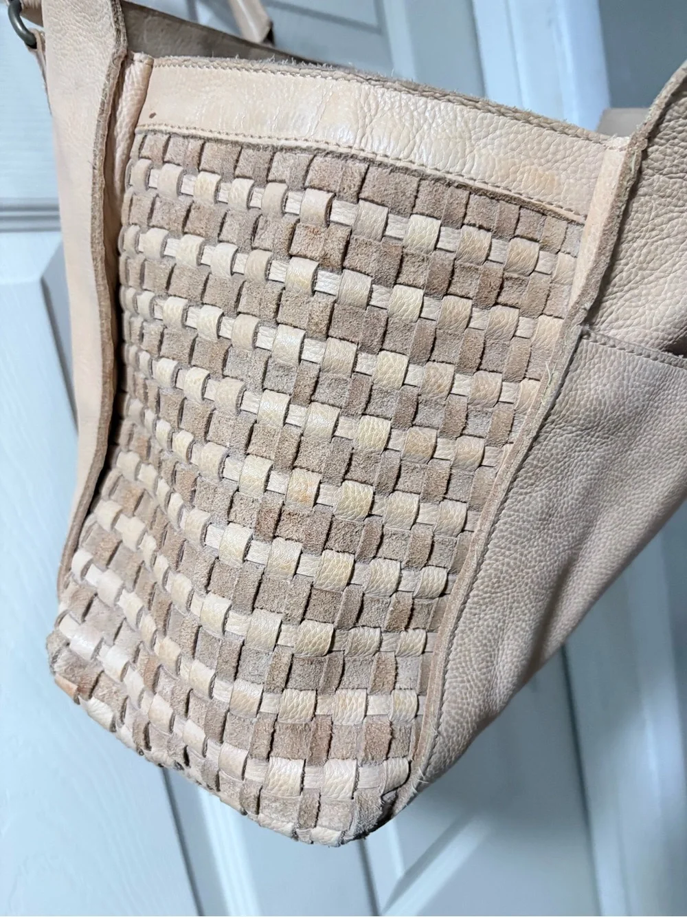 Anabaglish beige leather